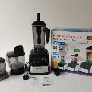 3 In 1 king Mate 5070 Copper Coil 9500 Watts Blender