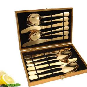 12 Pcs Cuttery Set 4Spoons, 4Forks, 2Teaspoons And 2 Knives