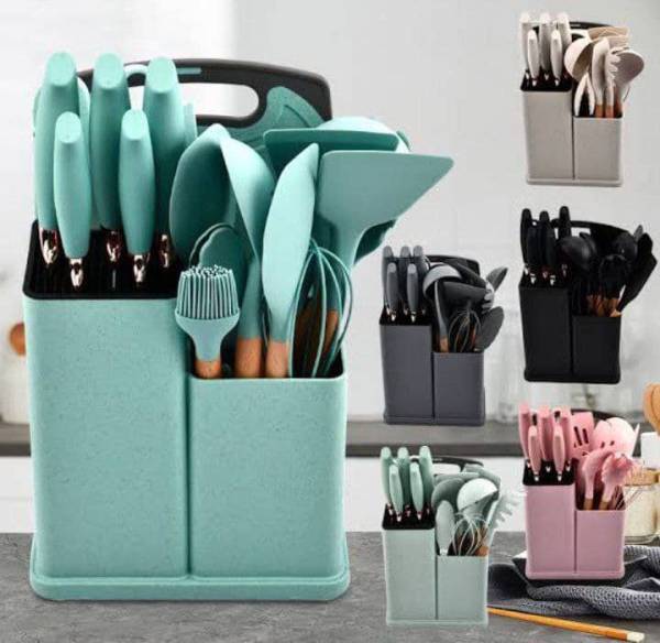 19Pcs Silicone Kitchen Set